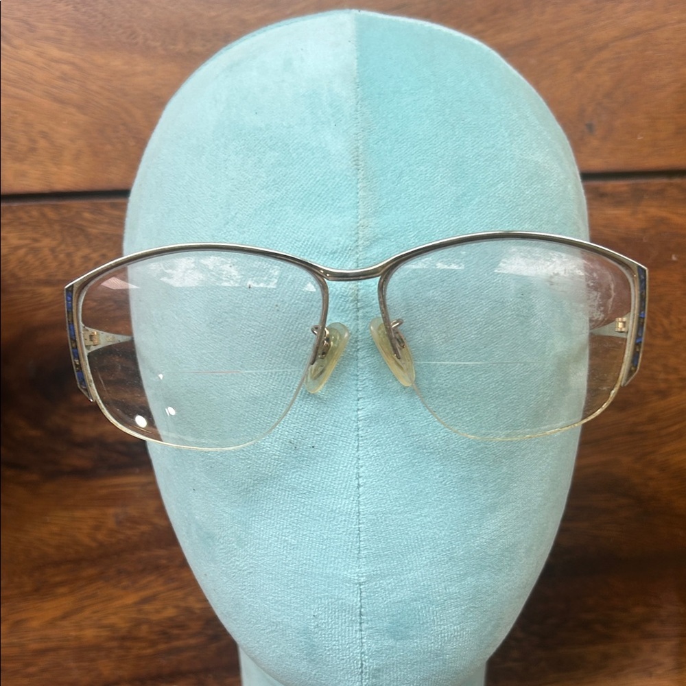 Tura Made in Japan Gold Metal Women's Eyeglasses -